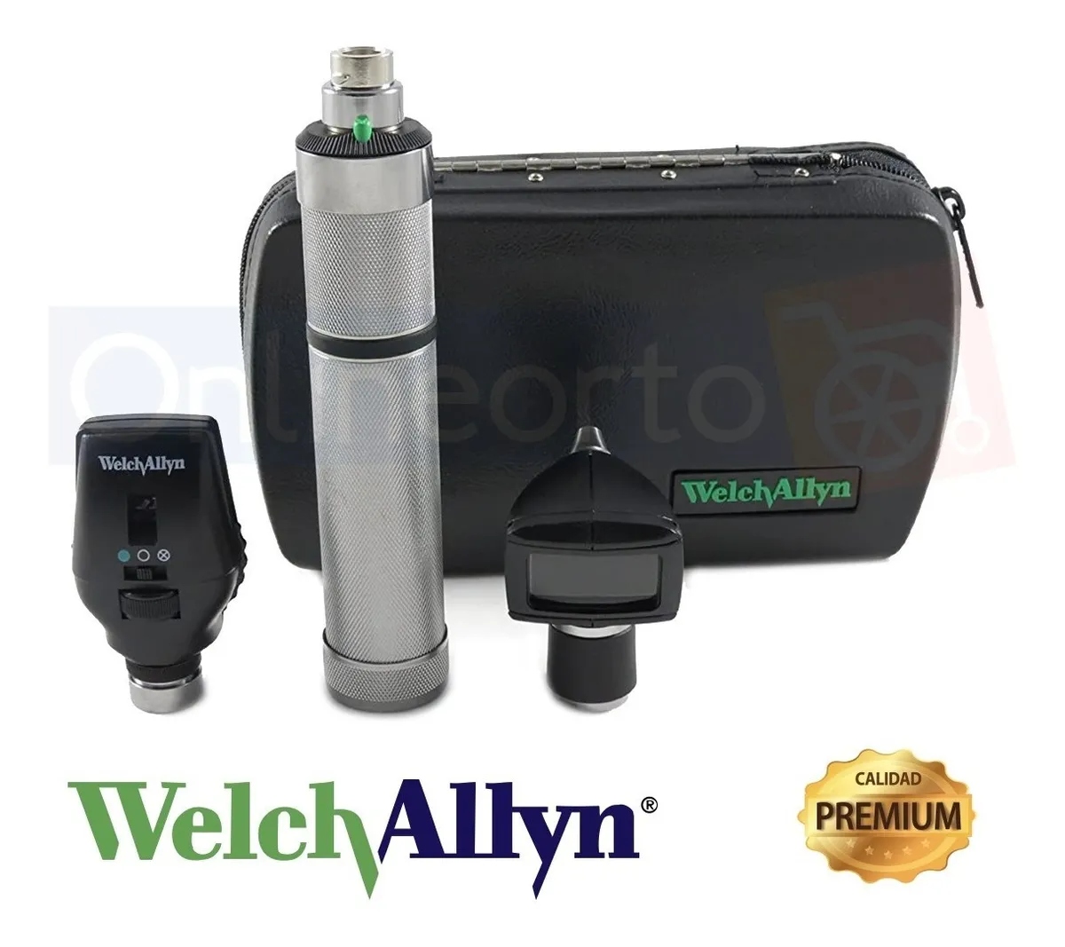 Estuche Diagnostico Halogeno Coaxial Welch Allyn 3.5v 97200c