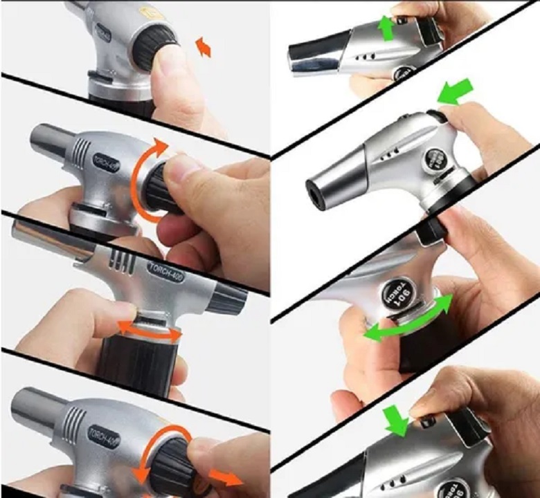 Flameador Soplete Butano De Cocina Gourmet Profesional