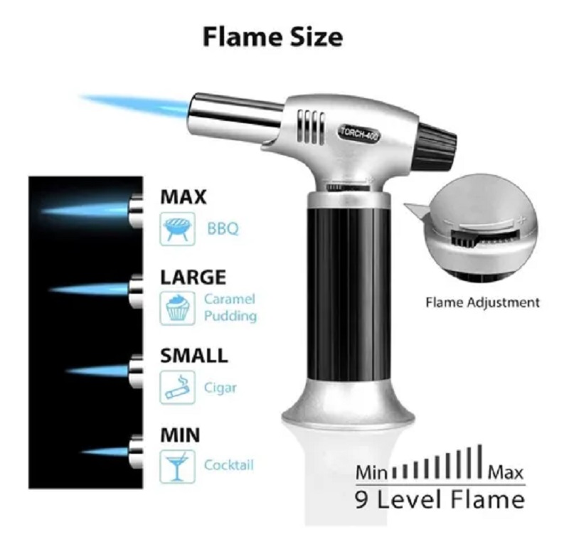 Flameador Soplete Butano De Cocina Gourmet Profesional
