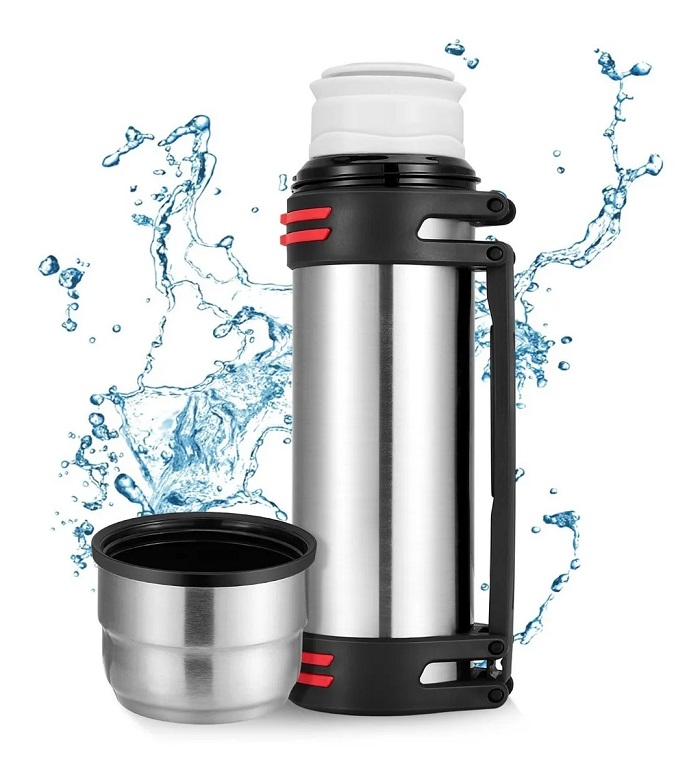 Termo 1 LT De Acero Inoxidable 