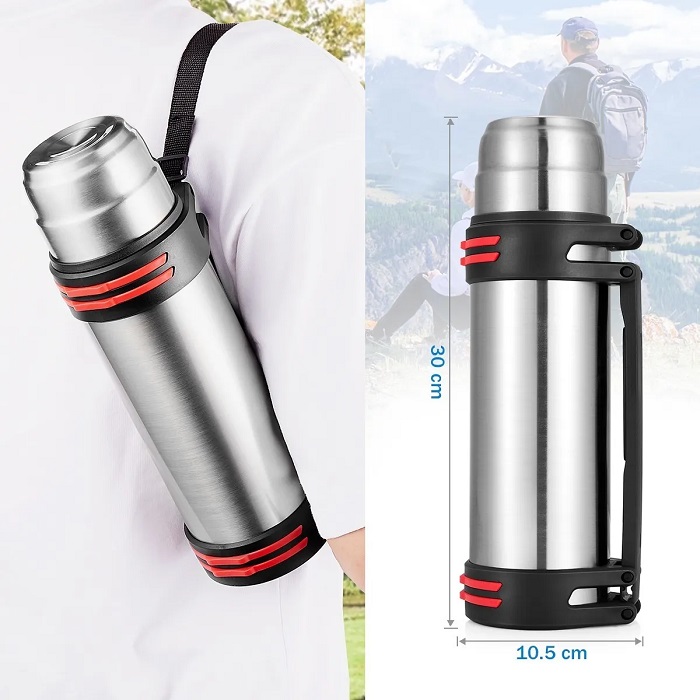 Termo 1 LT De Acero Inoxidable 