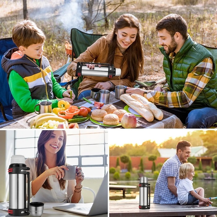 Termo 1 LT De Acero Inoxidable 