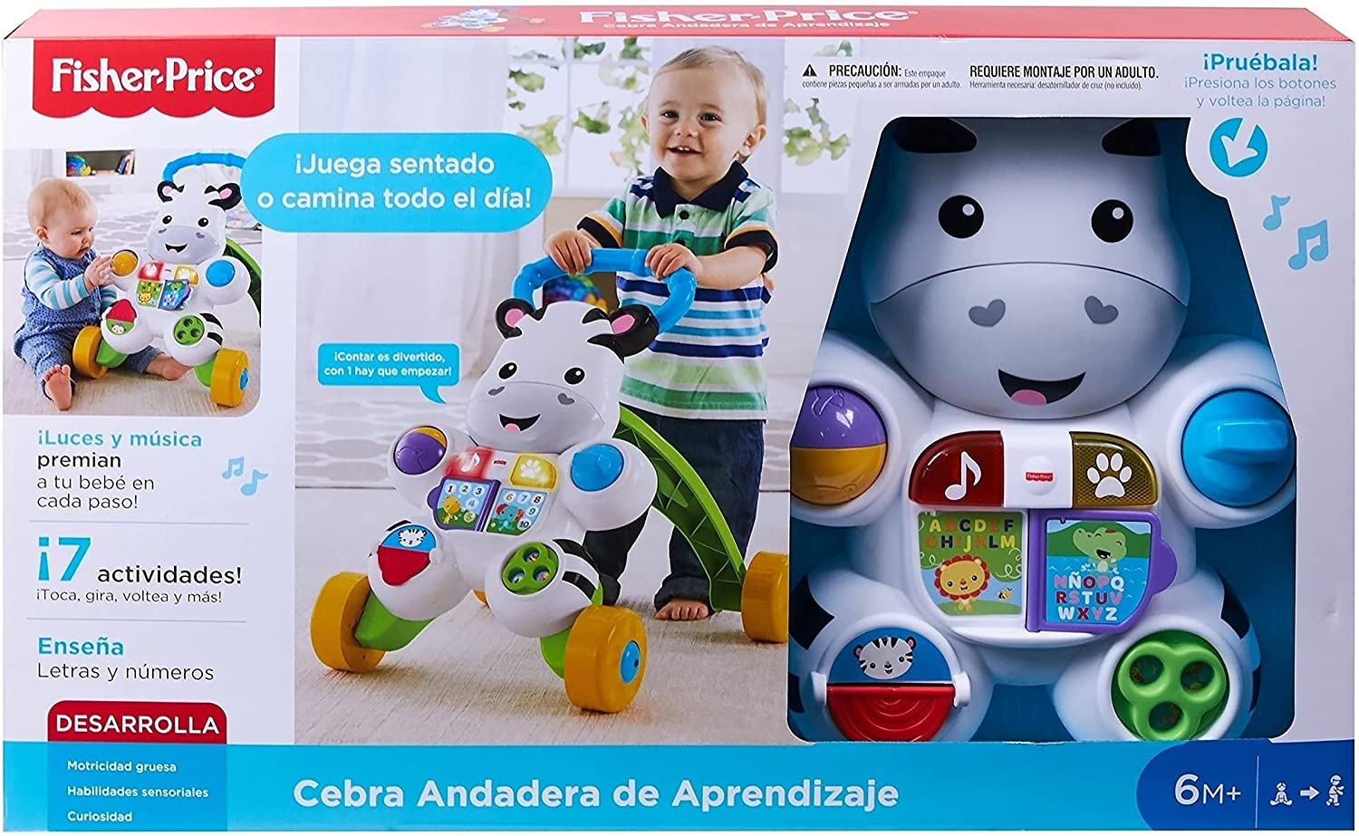 Cebra andadera de aprendizaje fisher-price
