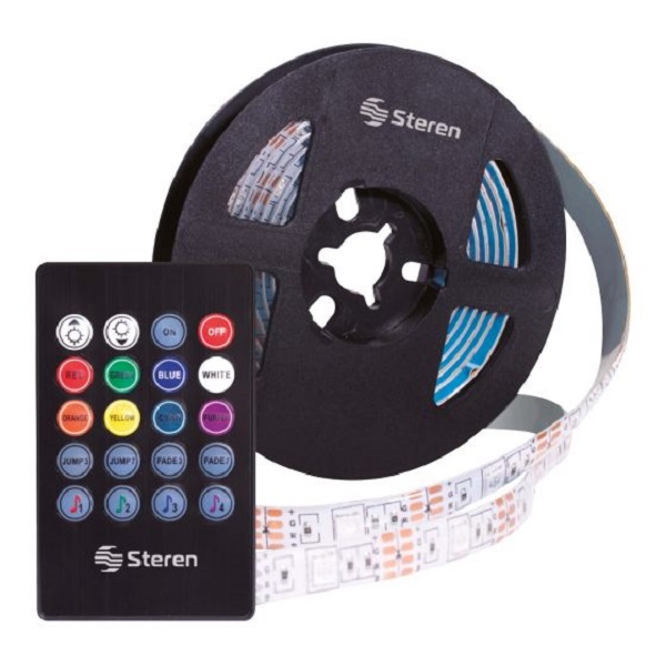 Tira LED multicolor RGB STEREN GAD-LED2 2mt control remoto