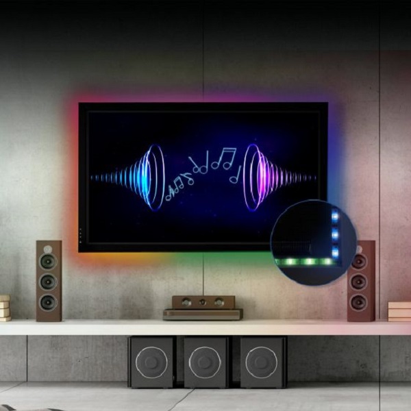 Tira LED multicolor RGB STEREN GAD-LED2 2mt control remoto