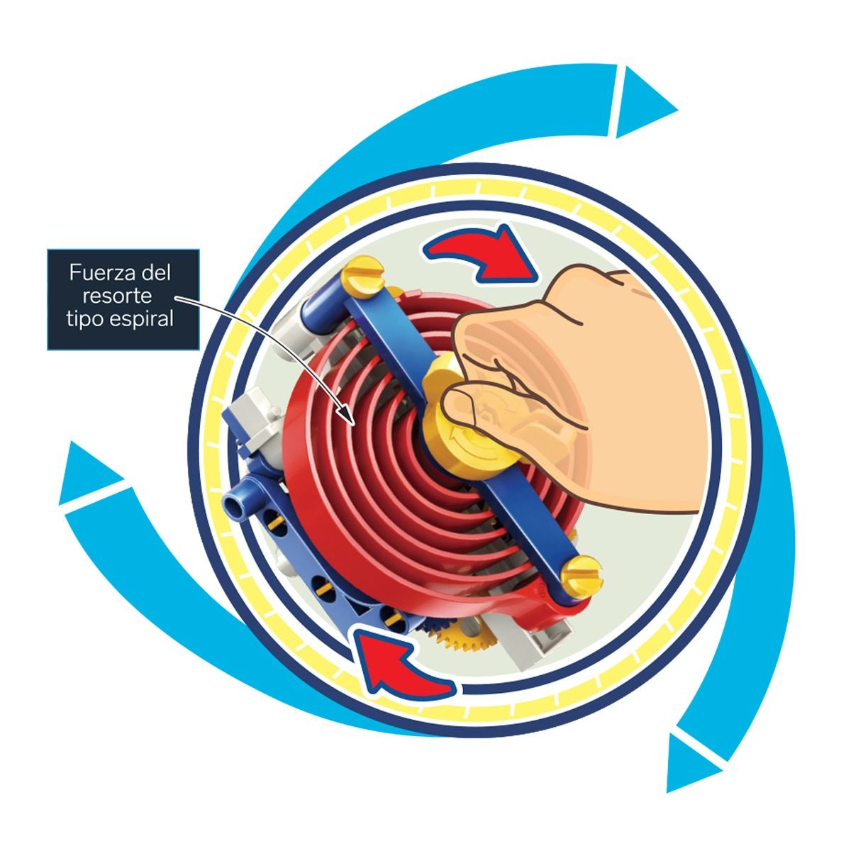 Kit Armado Robot Científico STEREN K-735 con Resortes 3 en 1