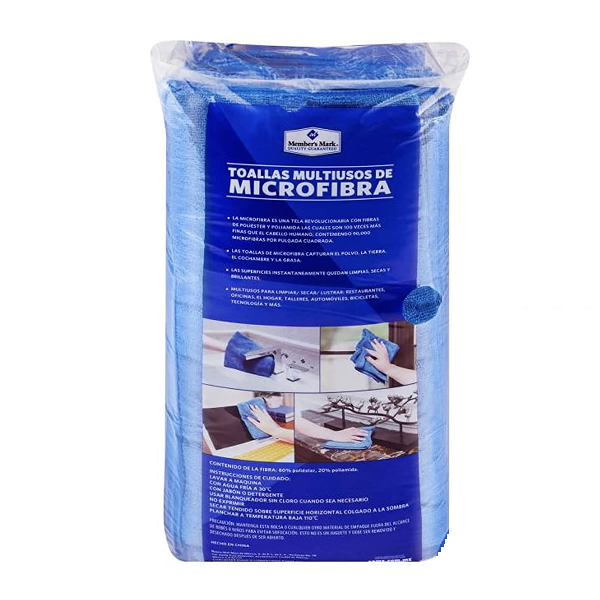 Toallas De Microfibra Members Mark 980000841 Contenido 36 Piezas SMS