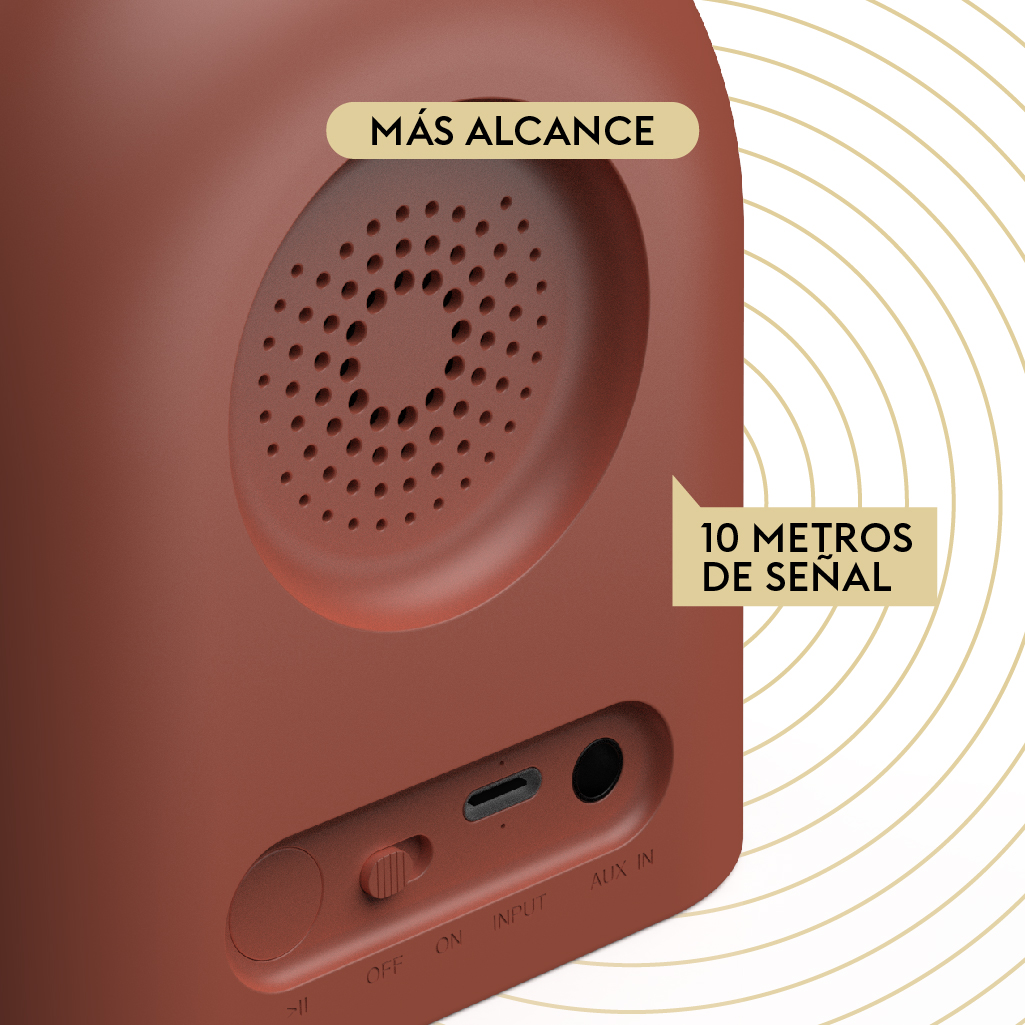 Bocina Portátil Bluetooth Hune Sustentable Inalámbrica