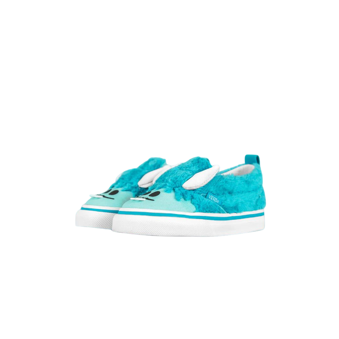 Tenis Vans Slip On Little Monster Azul de Bebé