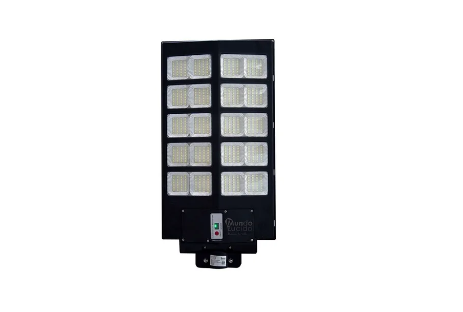 Lampara Led 300w Panel Solar Alumbrado Publico Suburbana