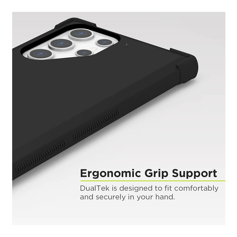 Funda para  Galaxy S22 Ultra Puregear Dualtek Uso Rudo Negro