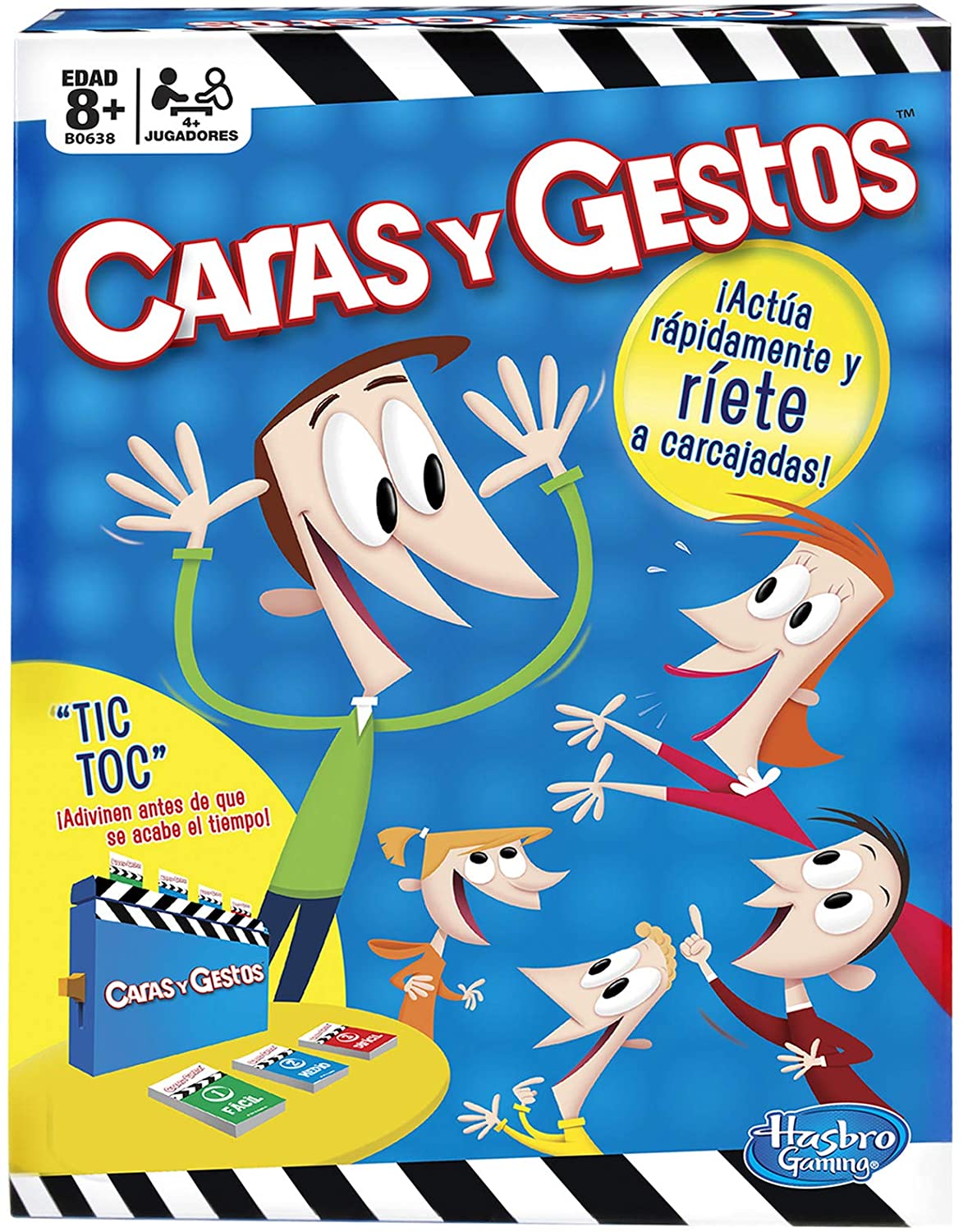 Juego de mesa caras y gestos 