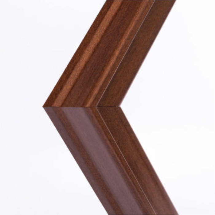 Marco para Titulo Profesional PASPARTU FRAMES Color Nogal con cristal y Marialuisa Blanca 28x38 cm