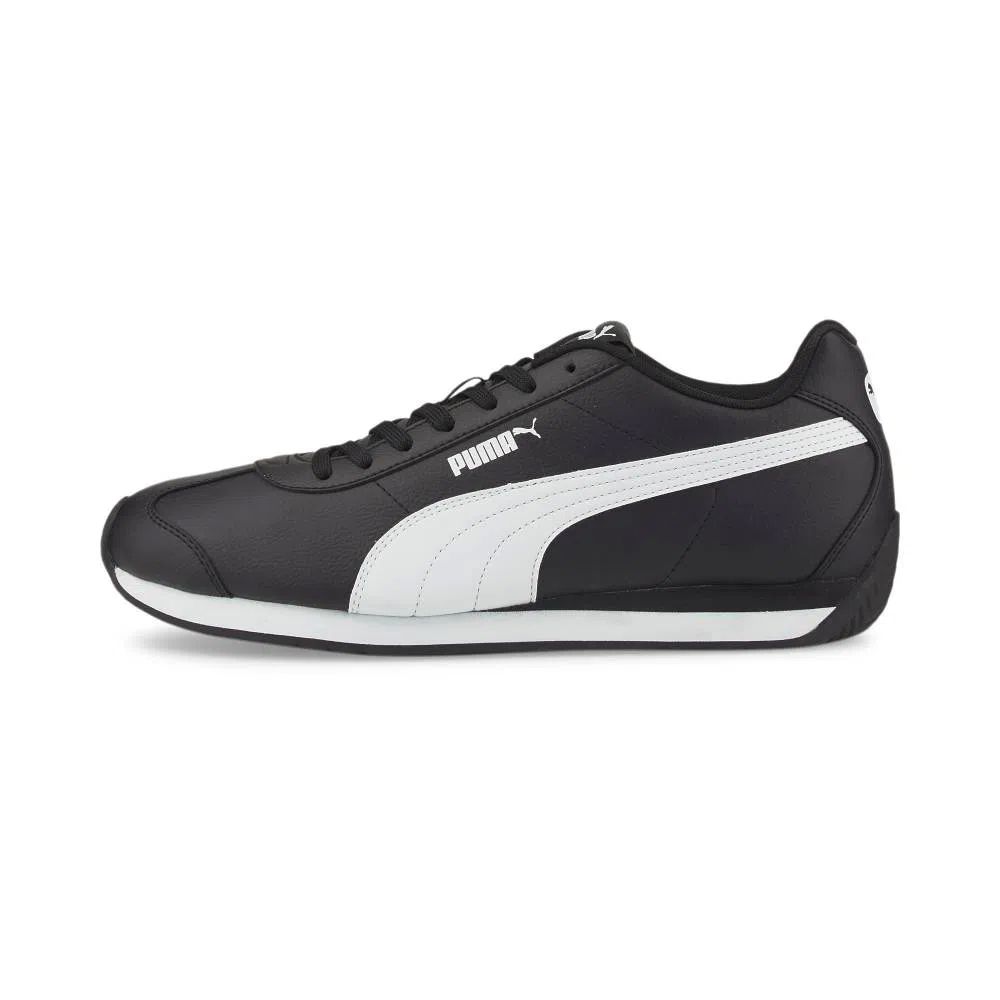 Tenis Puma Turin 3 Negro Blanco de Caballero