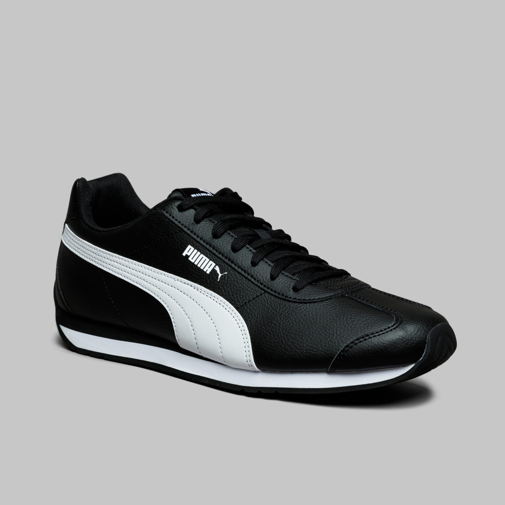 Tenis Puma Turin 3 Negro Blanco de Caballero