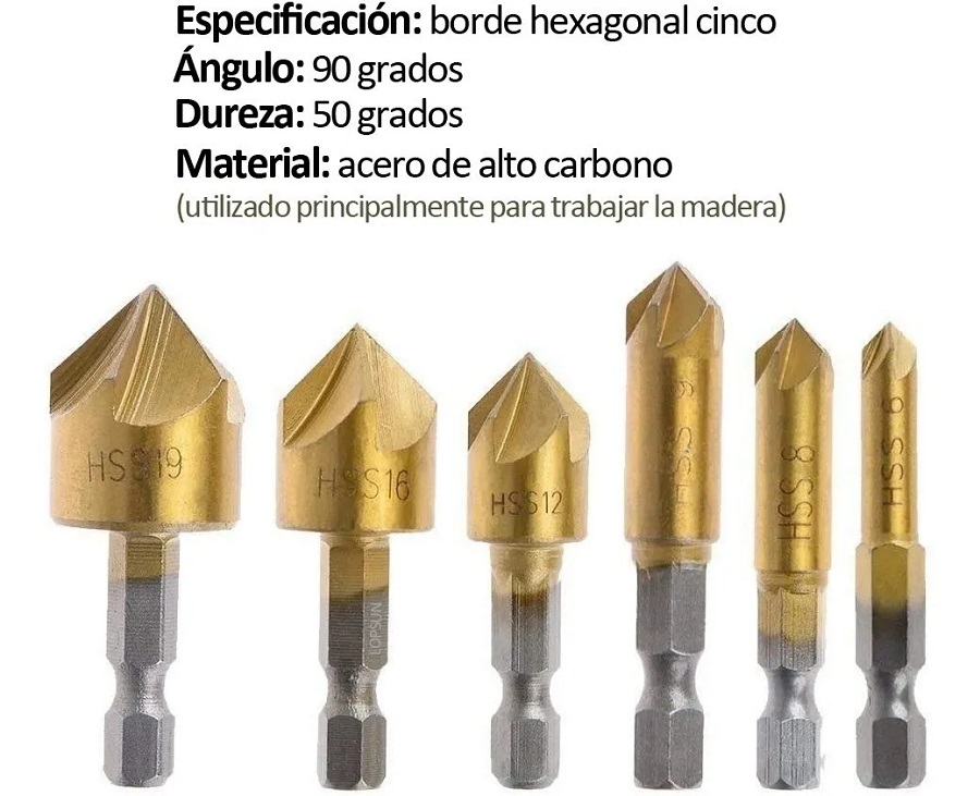 Kit Broca Avellanadora Escalonada Circular Sacabocado Madera