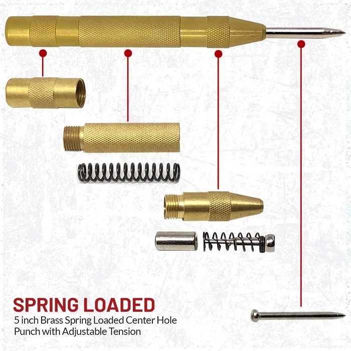 Kit Broca Avellanadora Escalonada Circular Sacabocado Madera
