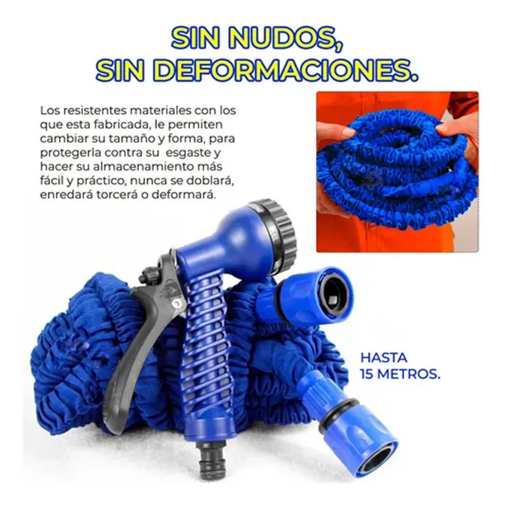 Manguera De Jardin Flexible Magica 75FT 22.86 Mts.