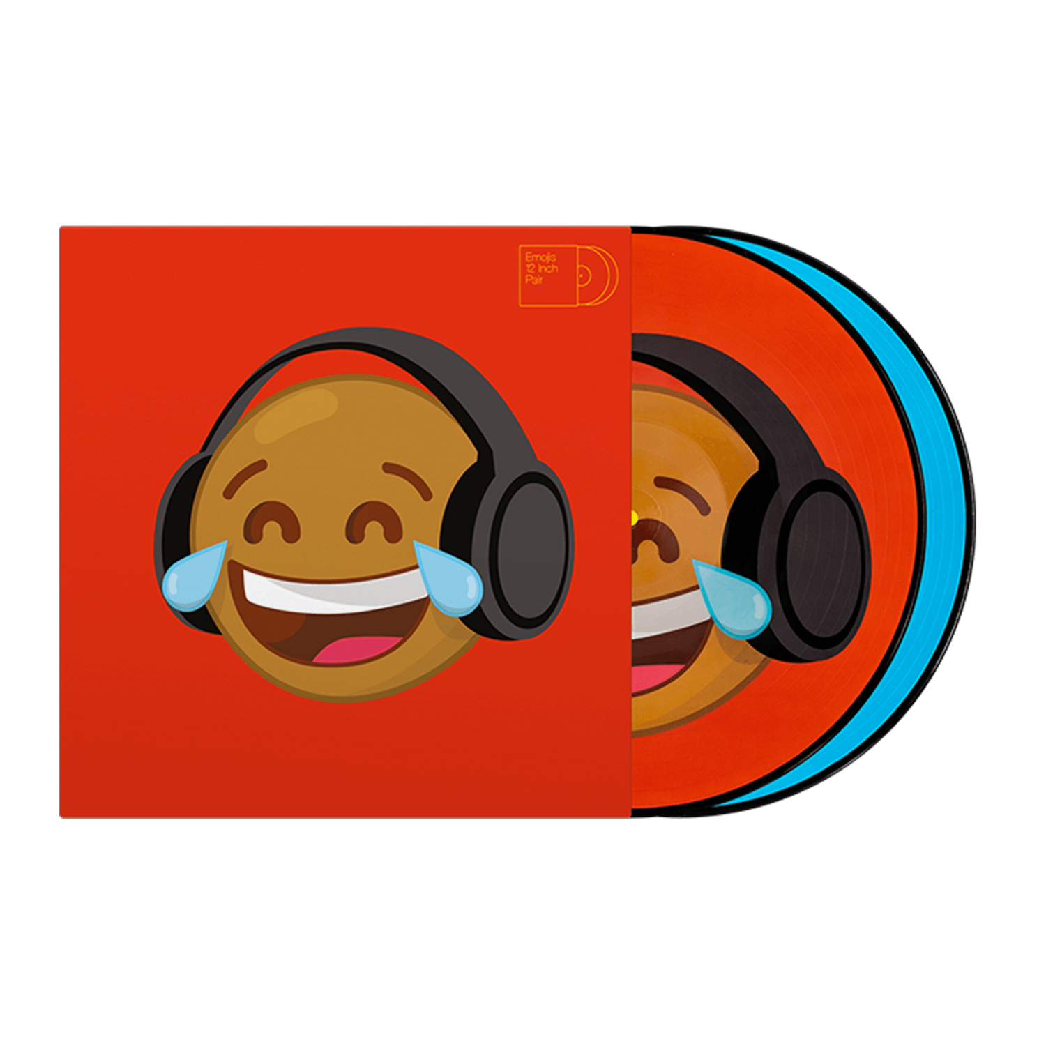 Vinil de Control Serato Emoji Series #4 Pensando y Llorando (Par)