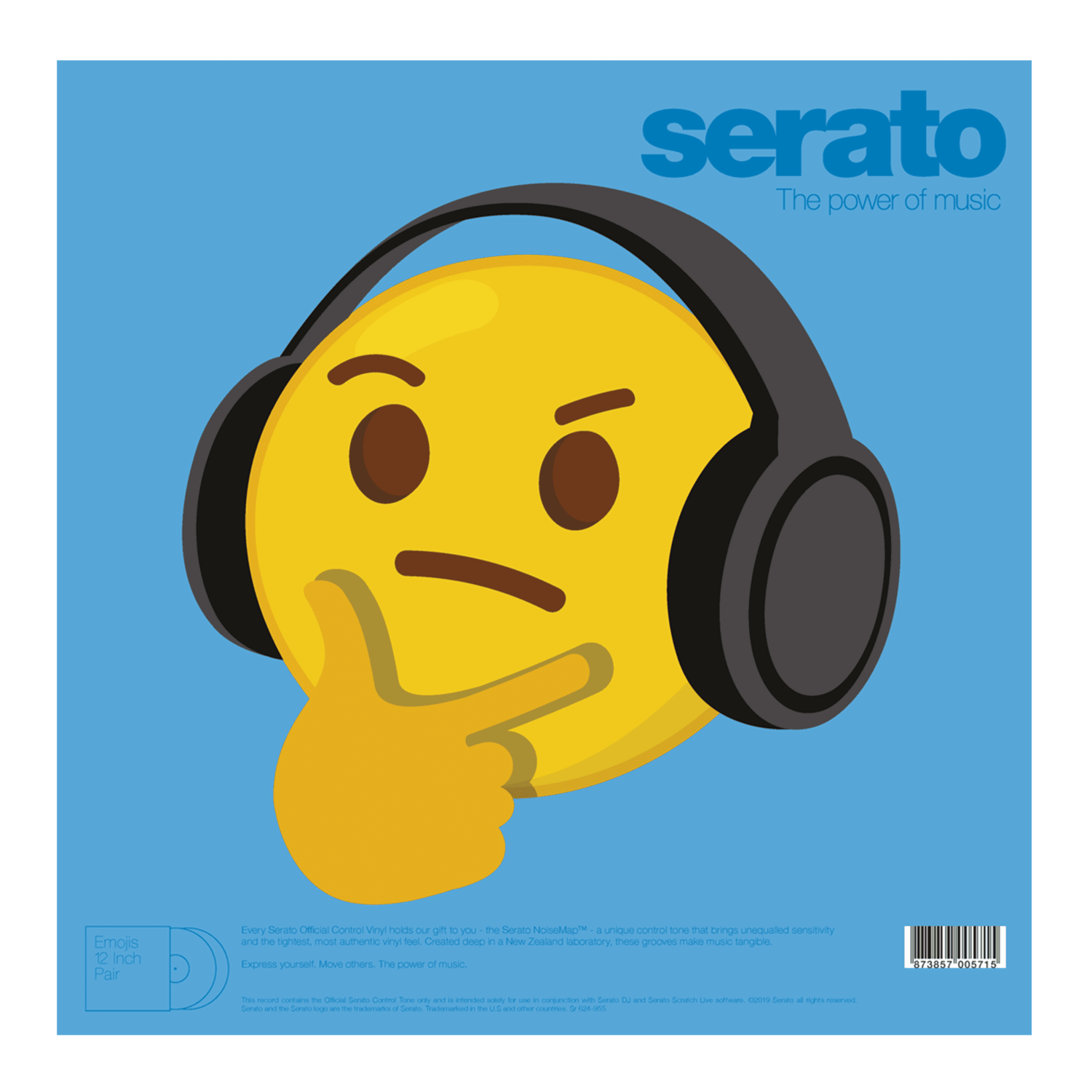 Vinil de Control Serato Emoji Series #4 Pensando y Llorando (Par)