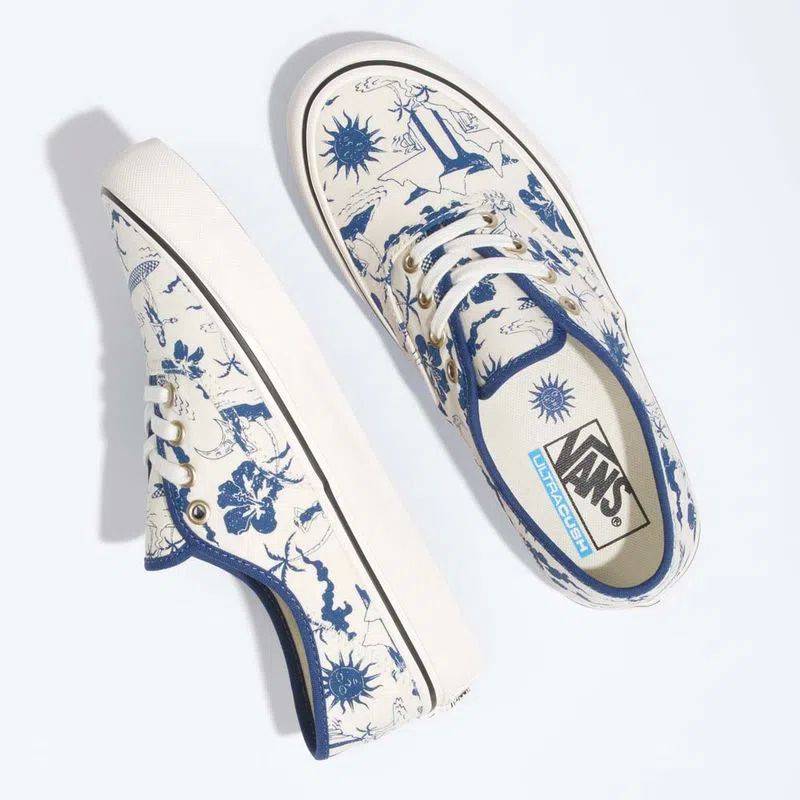 Vans Authentic Vans Con Suela Blanca Zapatillas Knu Skool Black