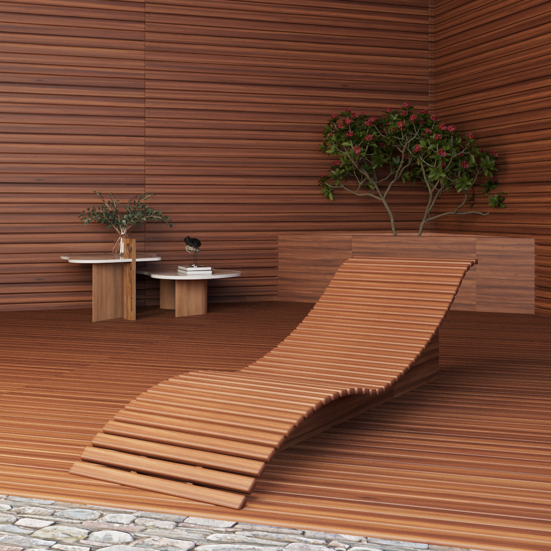 Camastro Modelo Terraza, 1P . Rústico Tratable . Leer Descripción