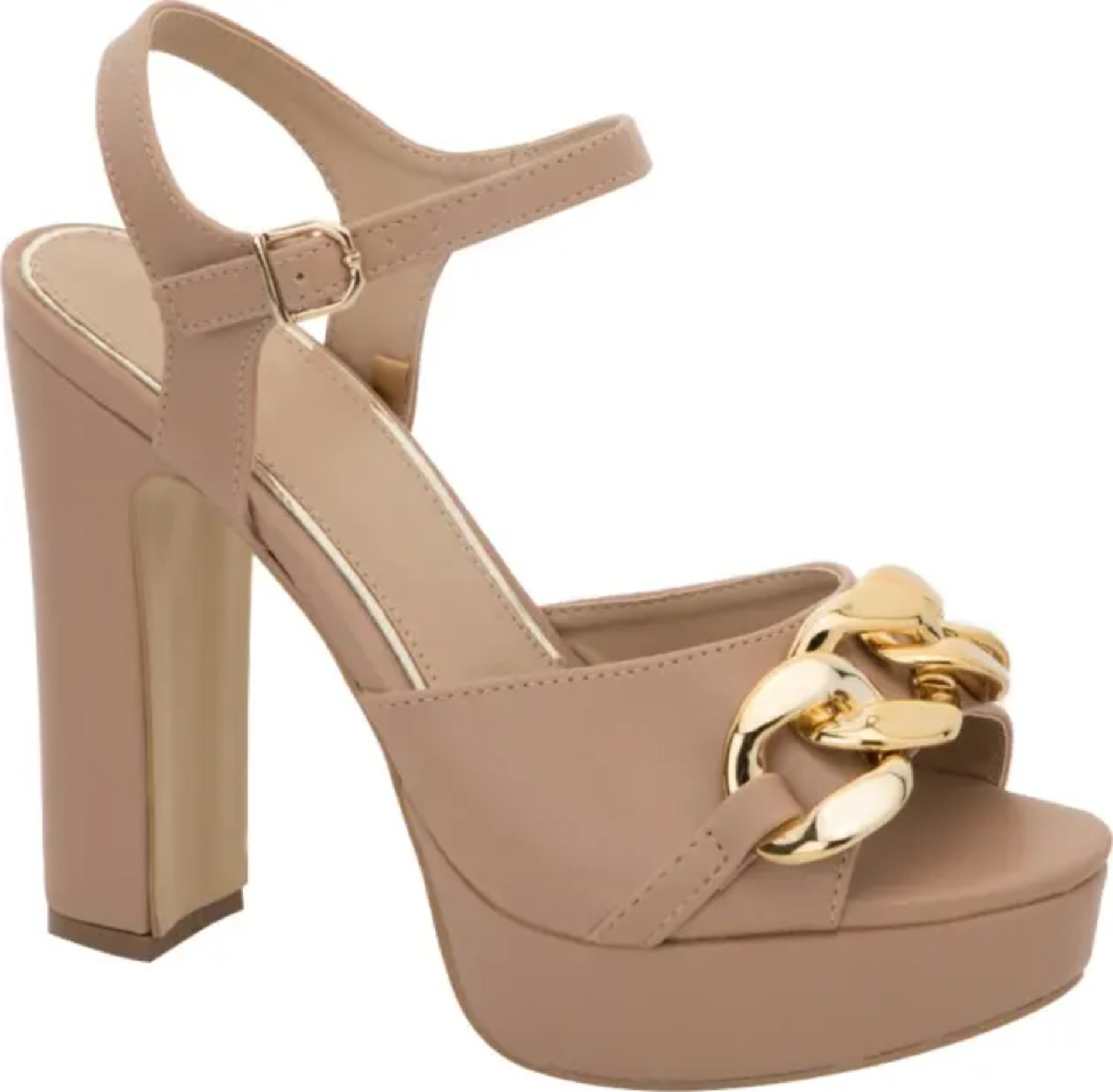Sandalia De Vestir Color Nude Con Tacon Para Mujer Belinda Peregrin 2362 1034560