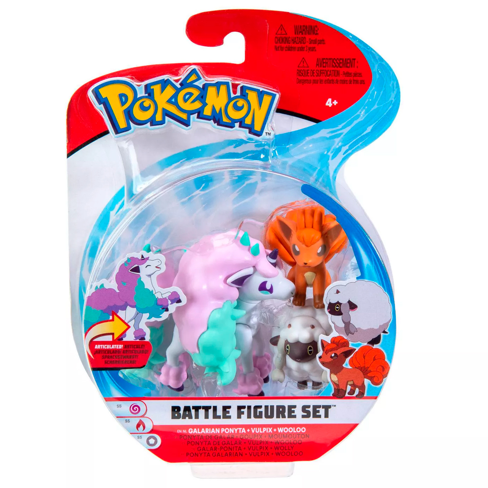 Pokemon Galarian Ponyta Vulpix Woloo