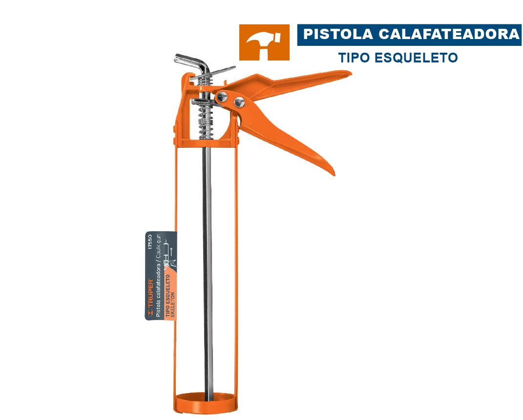 Pistola Calafateadora Tipo Esqueleto, Truper, 17550