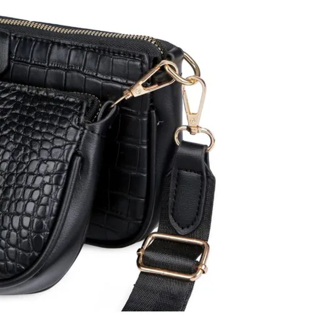 Bolsa 3 En 1 Moda Mujer Bandolera Crossbody Monedero Cartera