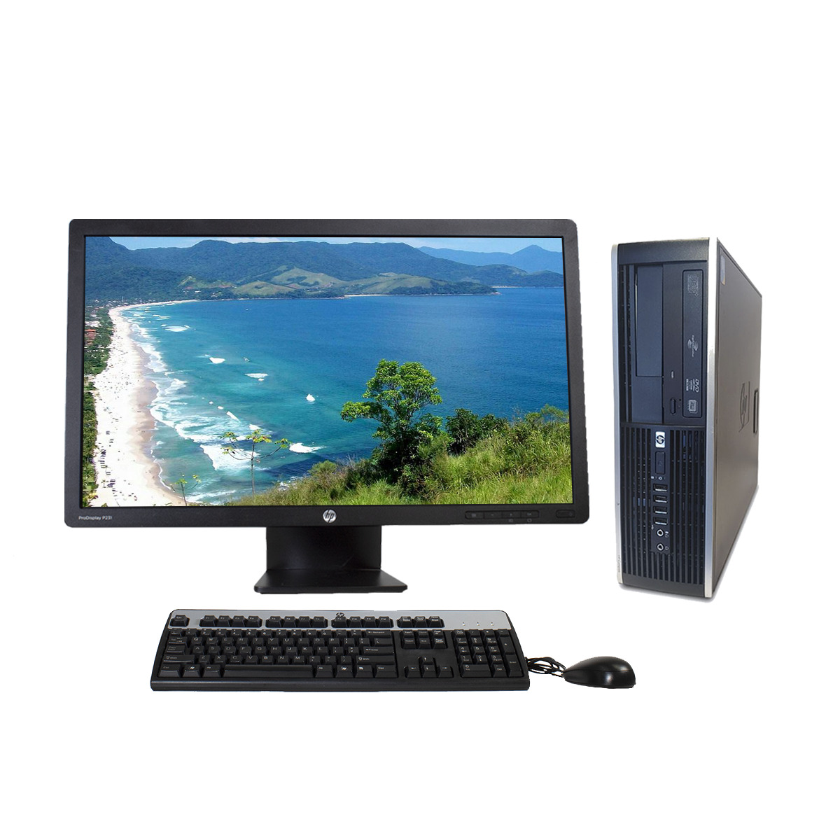 COMPUTADORA DE ESCRITORIO HP COMPAQ CORE I7 SFF 8GB RAM DISCO DURO 1TB MONITOR 22" (REACONDICIONADO)