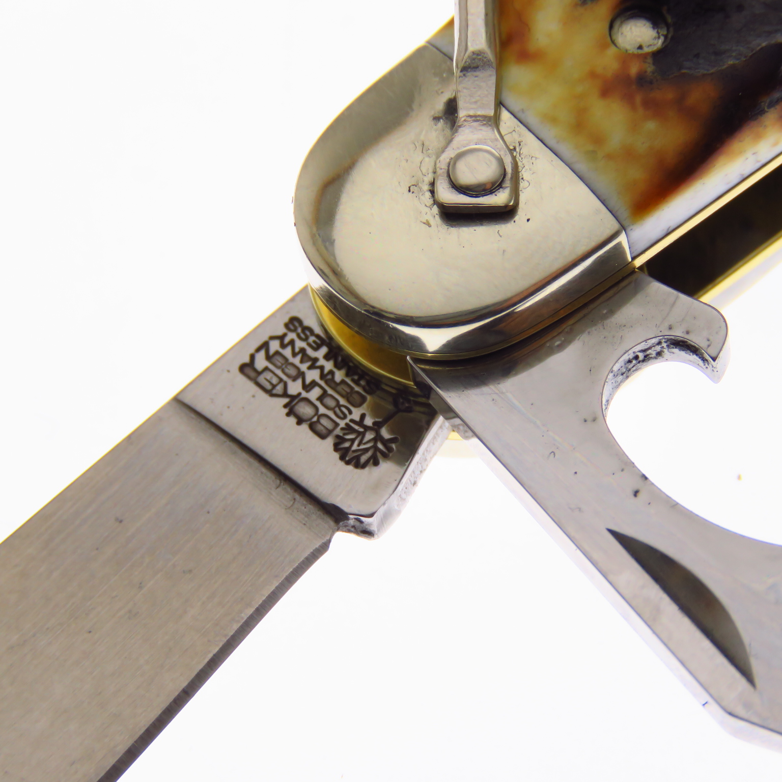 BO110182HH Boker Camp Knife Asta De Venado 4024 Inoxidable