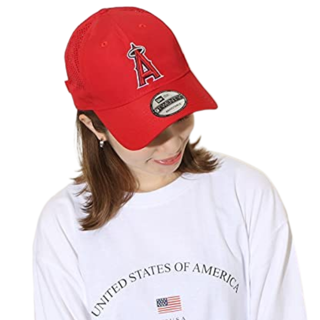 GORRA NEW ERA LOS ANGELES ROJA-UNISEX AJUSTABLE 100% ORIGINAL