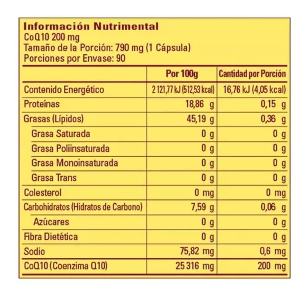 Nature Made Coq10 200mg 90 Cápsulas