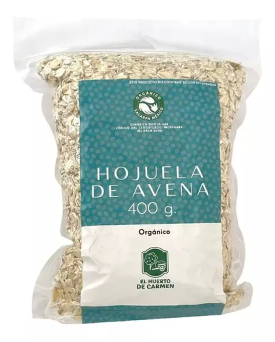 Avena En Hojuela Laminada Agroecologica 400g Huerto Carmen