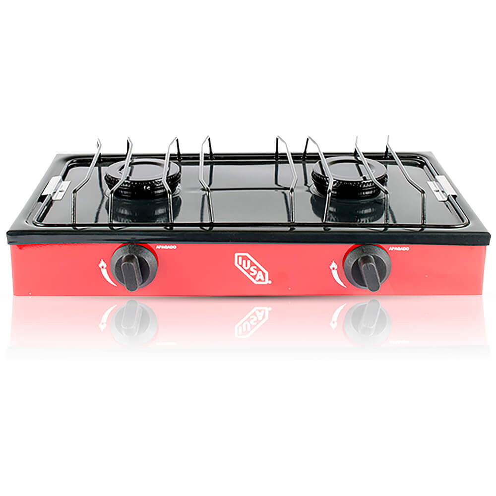 PARRILLA DE GAS 2 QUEMADORES 