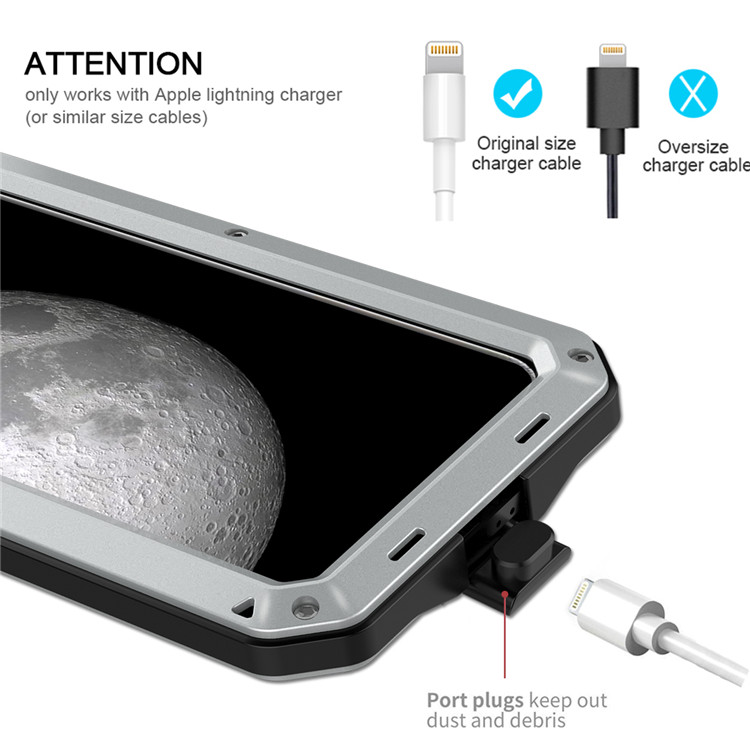 Funda IPhone 12 Pro Metal-Aluminio A Prueba De Golpes Y Salpicaduras De Agua Uso Rudo Militar