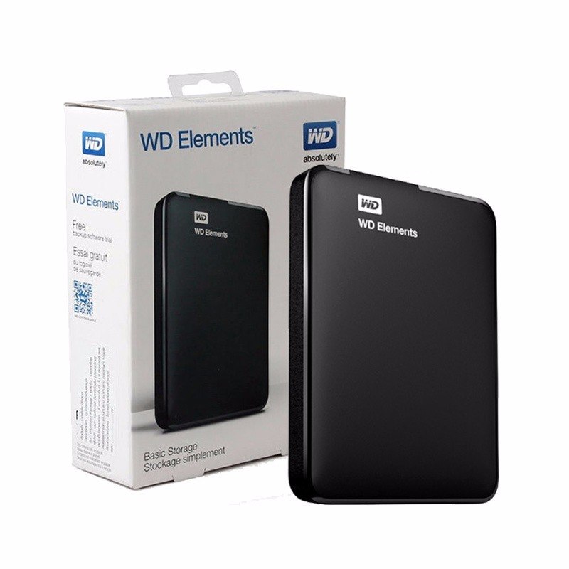 DISCO DURO PORTATIL HD WD ELEMENTS 4TB 2.5" NEGRO 