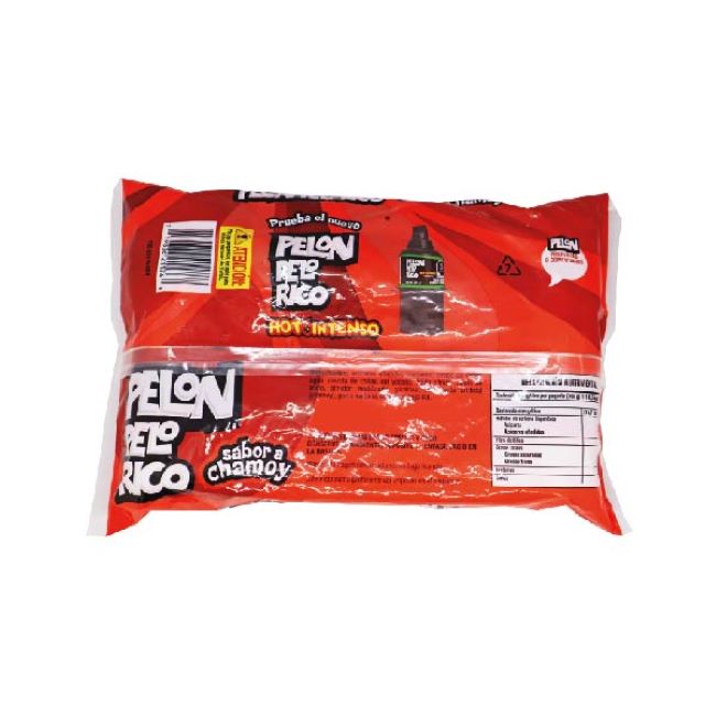 Pelon Pelo Rico Tamaño Grande Bolsa 12 Pz 30g Sabor Chamoy
