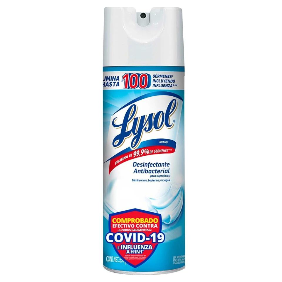 Desinfectante Lysol en Aerosol Antibacterial 354 g