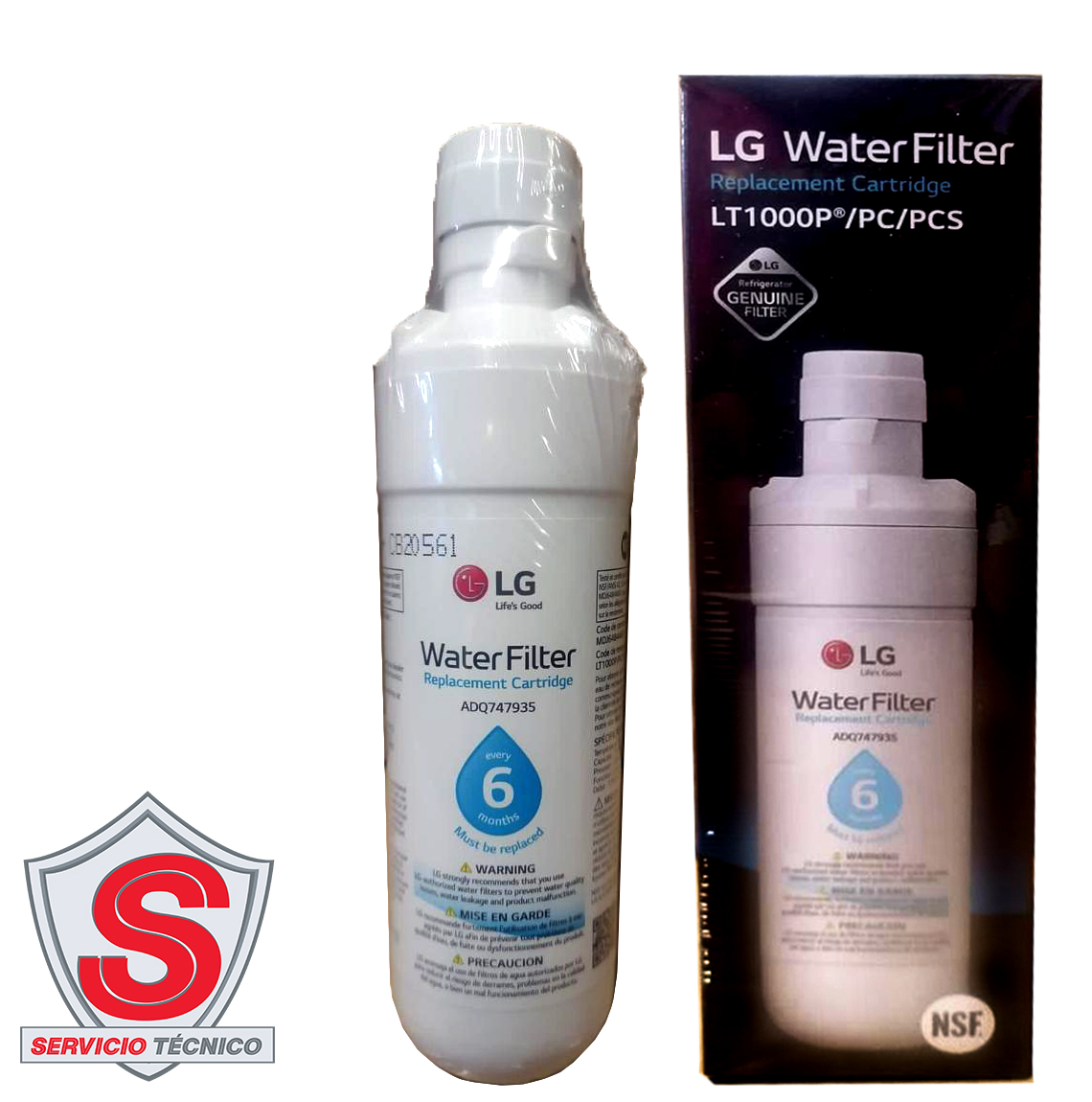 Filtro De Agua Para Refrigerador Agf80300704 LG Original