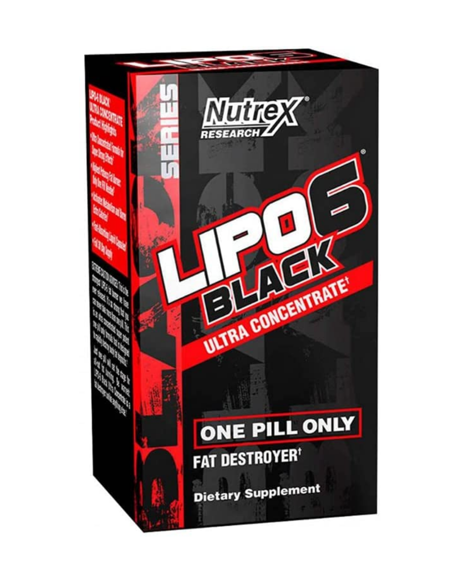 Lipo 6 Black Ultra Concentrate One Pill Only Fat Destroyer 60 Black Cap Suplemento Dietetico Quemador de Grasa Pastilla Tabletas Capsula Liquida