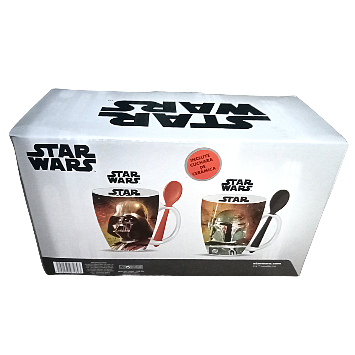 Set Tazas Star Wars Darth Vader & Boba Fett - LolaFlora