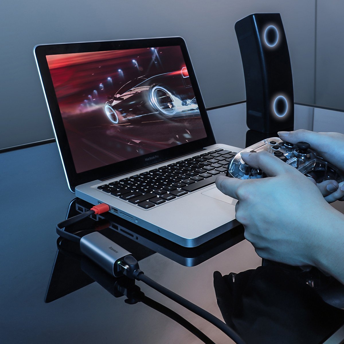 Adaptador Ethernet Baseus De Usb A Lan Gigabit Laptop/Mac