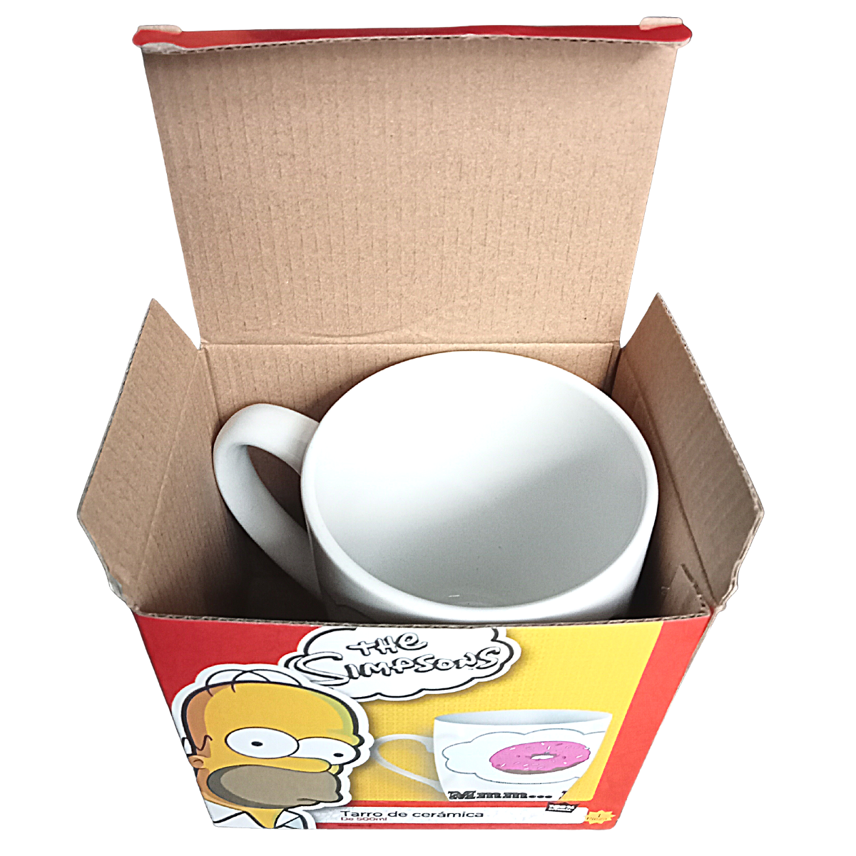 Taza De Homero Simpson Coleccionable De Cerámica