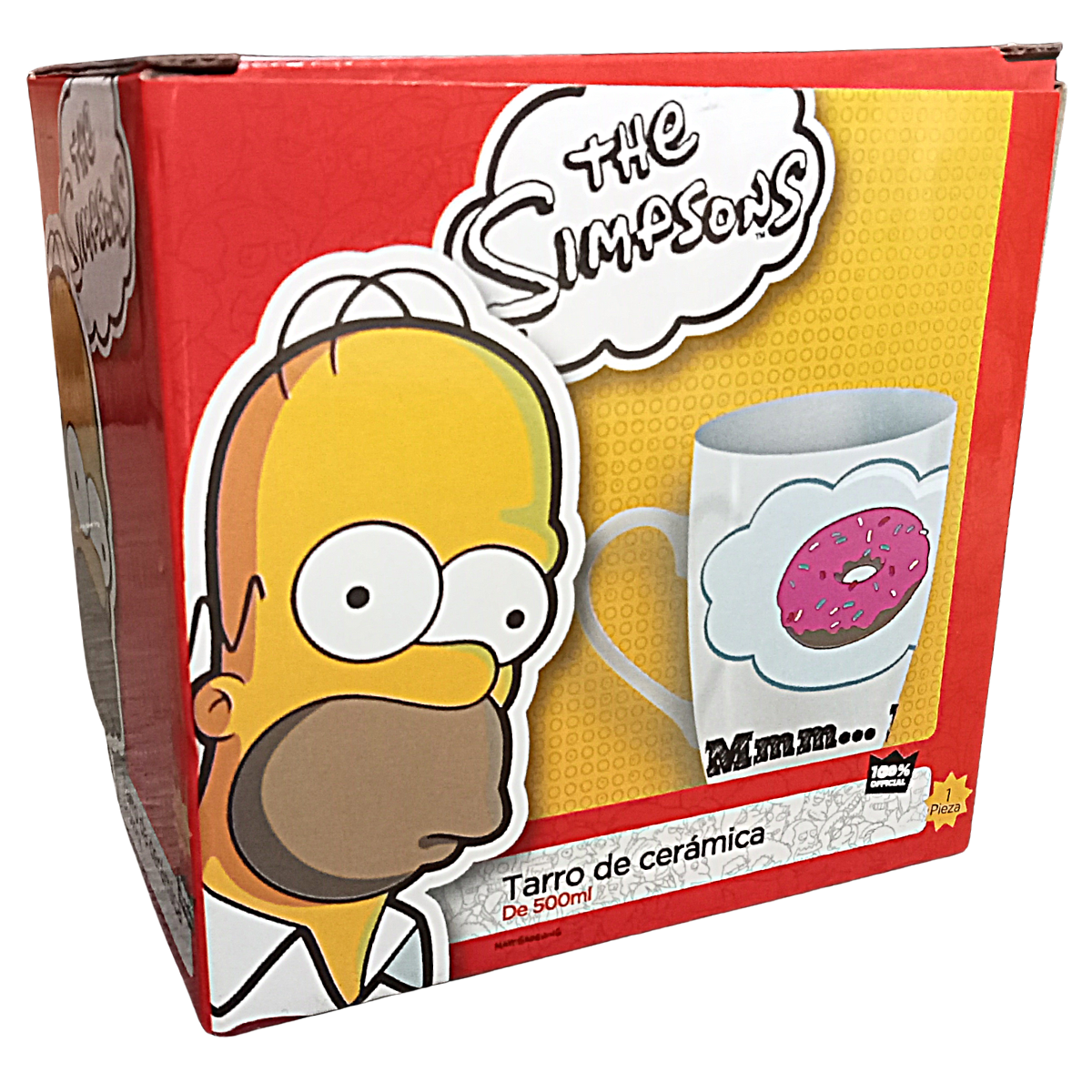 Taza De Homero Simpson Coleccionable De Cerámica