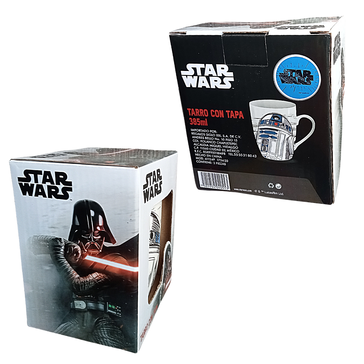 Taza De Star Wars R2d2 Coleccionable De Cerámica Con Tapa