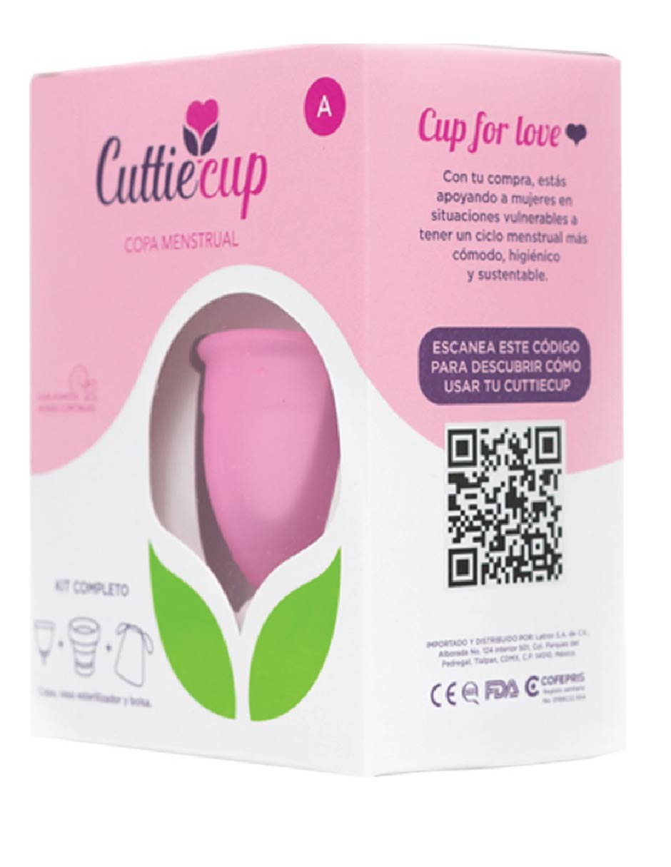 Copa Menstrual + Vaso Esterilizador Gratis - Pink Lady