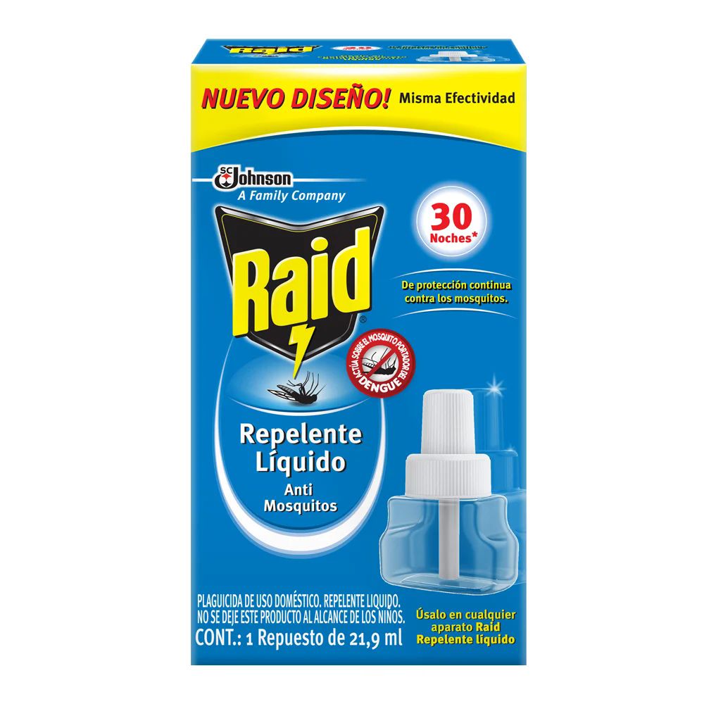 Insecticida Eléctrico Raid Repuesto de 21.9ml