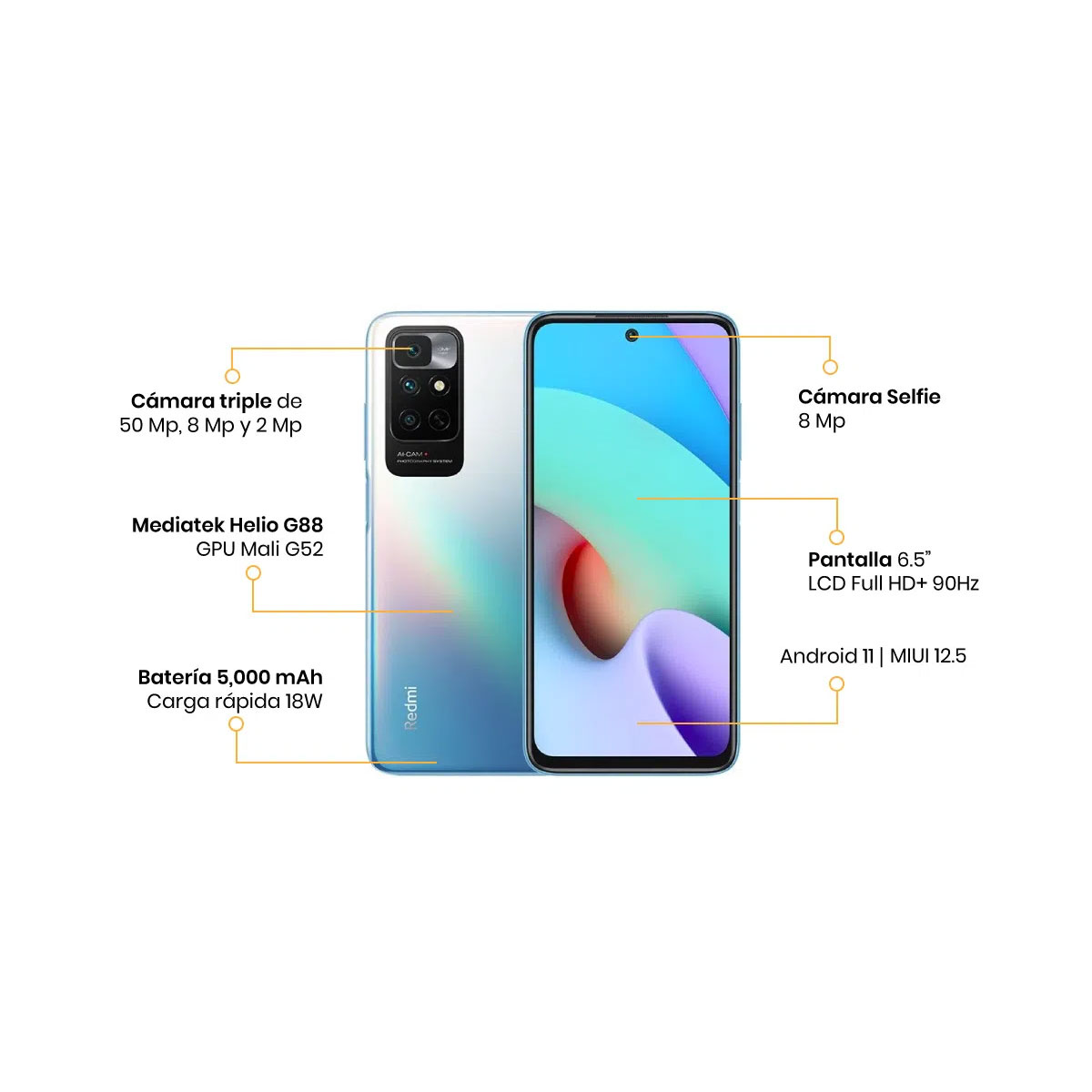 Xiaomi Redmi Note 11 4G 4GB/128GB - Blanco